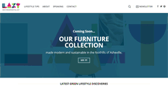 Desktop Screenshot of lazyenvironmentalist.com